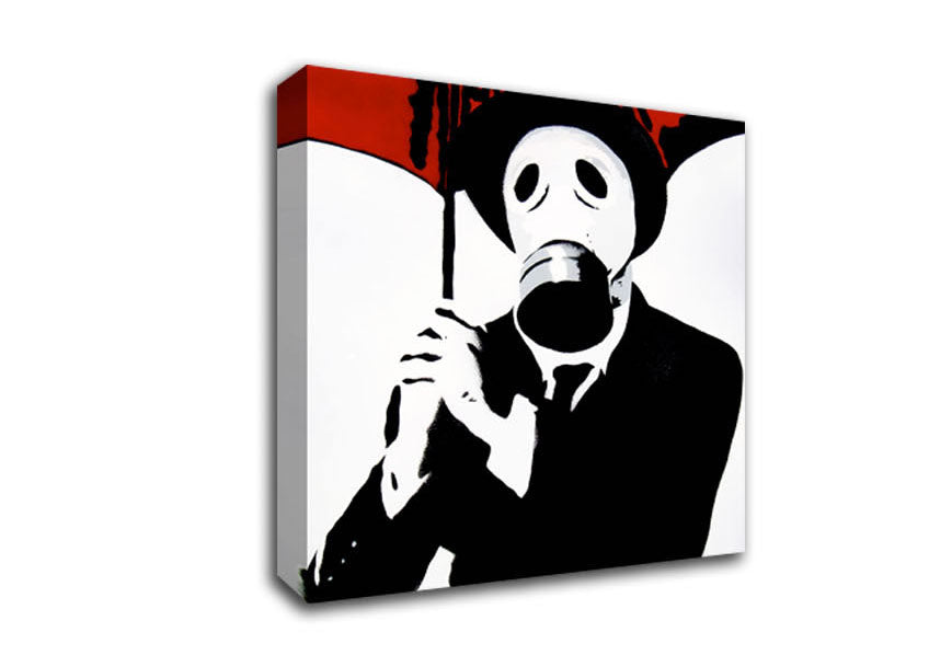 Bankers Gas Mask Close-Up Canvas Wall Art