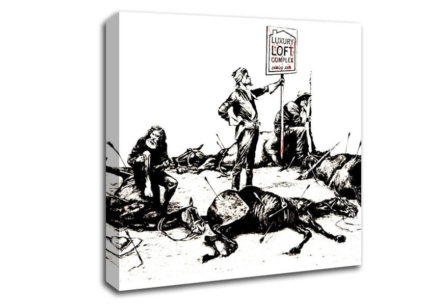 Custers Last Stand Canvas Wall Art