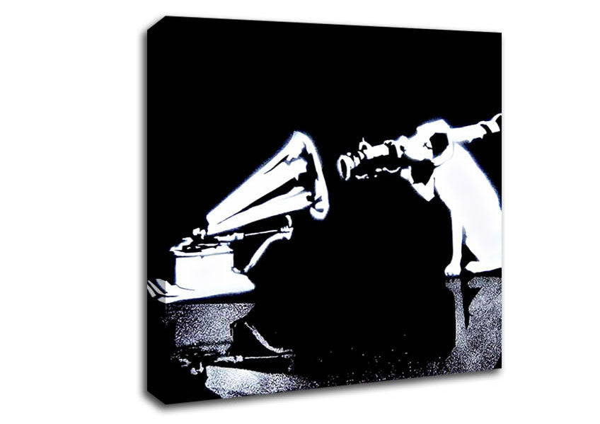 Hmv Dog Missile Canvas Wall Art