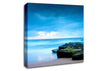 Beach Shore Blues Canvas Wall Art