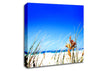 Clear Beach Sky Canvas Wall Art