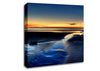 Footprints To The Ocean Canvas Wall Art