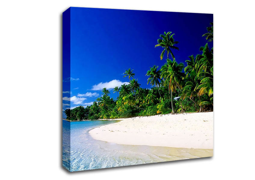 Paradise Island Getaway Canvas Wall Art