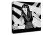 Dj Woman Canvas Wall Art