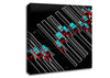 Equalizer Desk Retro Canvas Wall Art