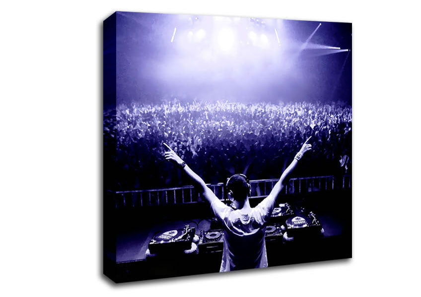 DJ Party Canvas Wall Art