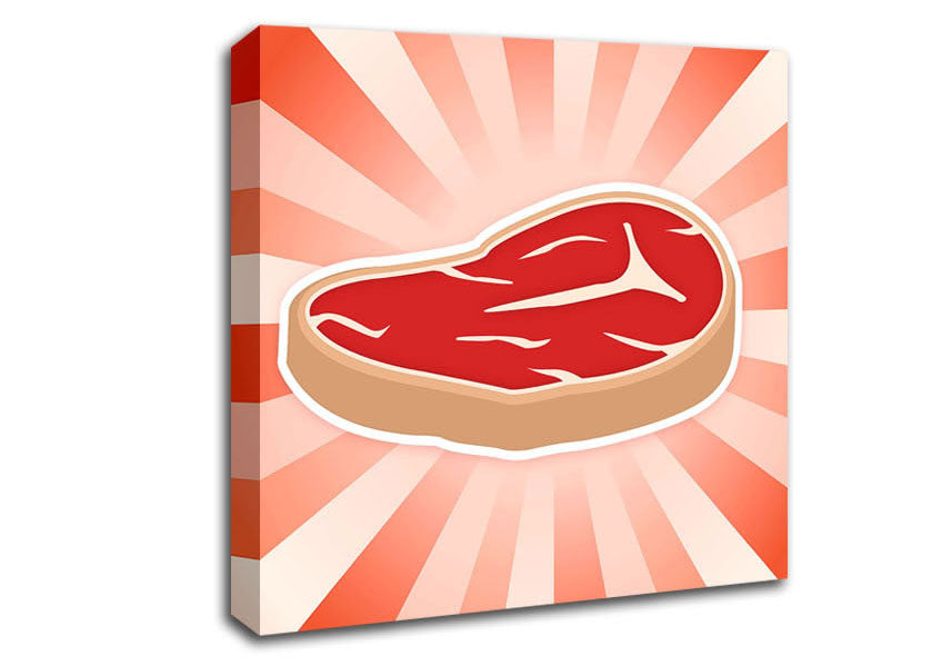 Piece Of Meat Canvas Wall Art