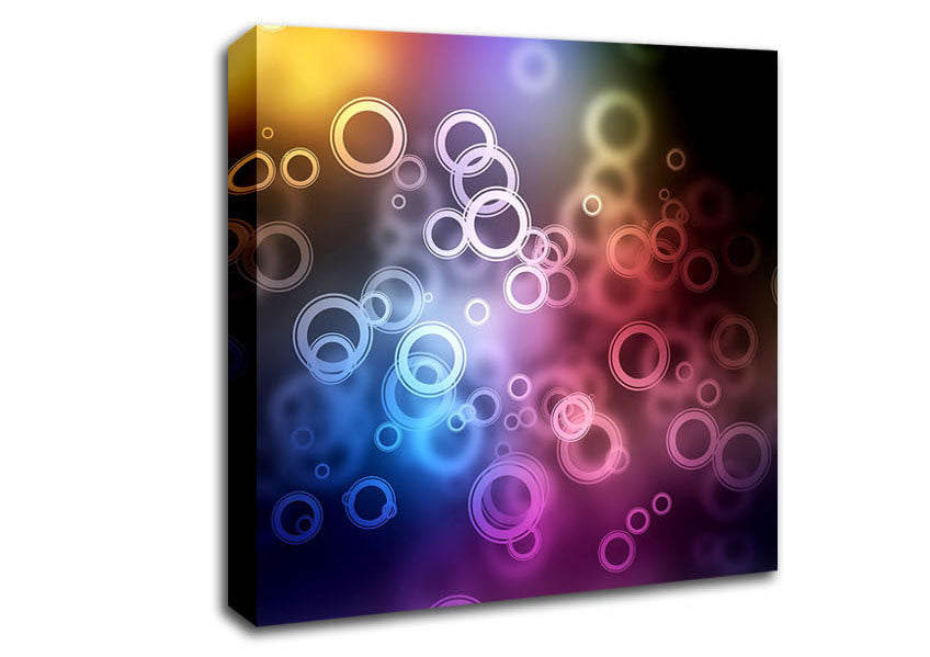 Circles Canvas Wall Art