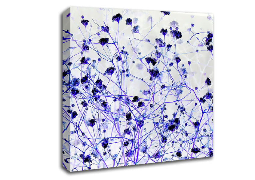 Soft Purple Flowers Canvas Wall Art