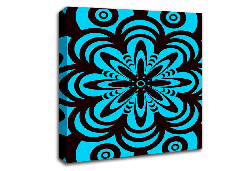 Hypnotic Flower Canvas Wall Art