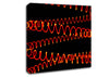 Electric Red Canvas Wall Art