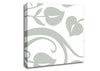 Embodiment Of Perfection Grey Canvas Wall Art