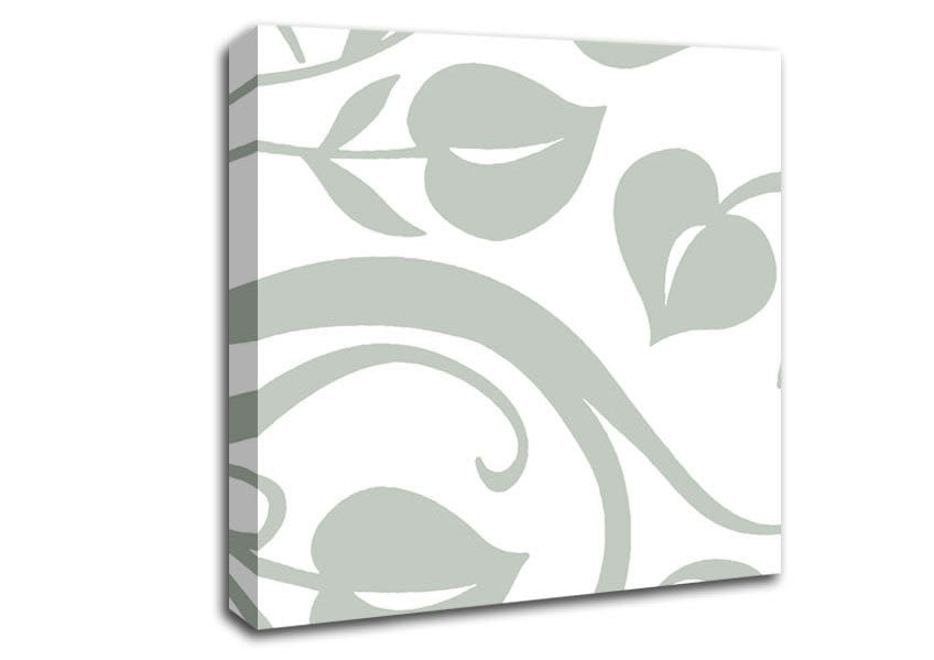 Embodiment Of Perfection Grey Canvas Wall Art