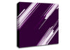 Shards Of Colour White On Purple Canvas Wall Art