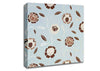 Evolution Of The Seed Blue Canvas Wall Art