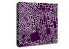 The Missing Piece Purple Canvas Wall Art