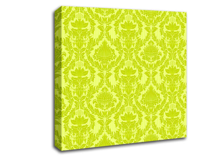Flock Green Canvas Wall Art