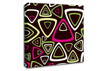 Triangle Infusion Pink Canvas Wall Art