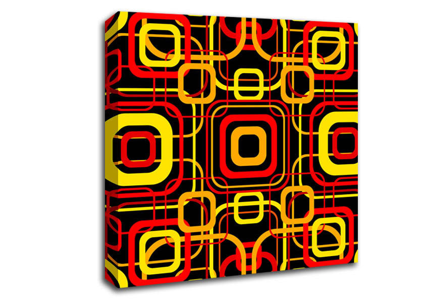Transcending Squares Canvas Wall Art