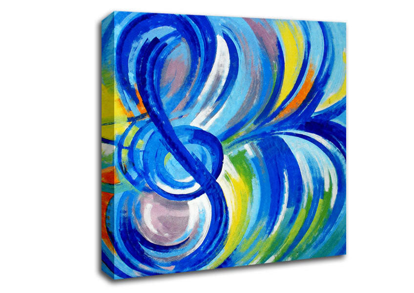 Colourful Notes Canvas Wall Art