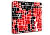 Mosaic Reds Canvas Wall Art