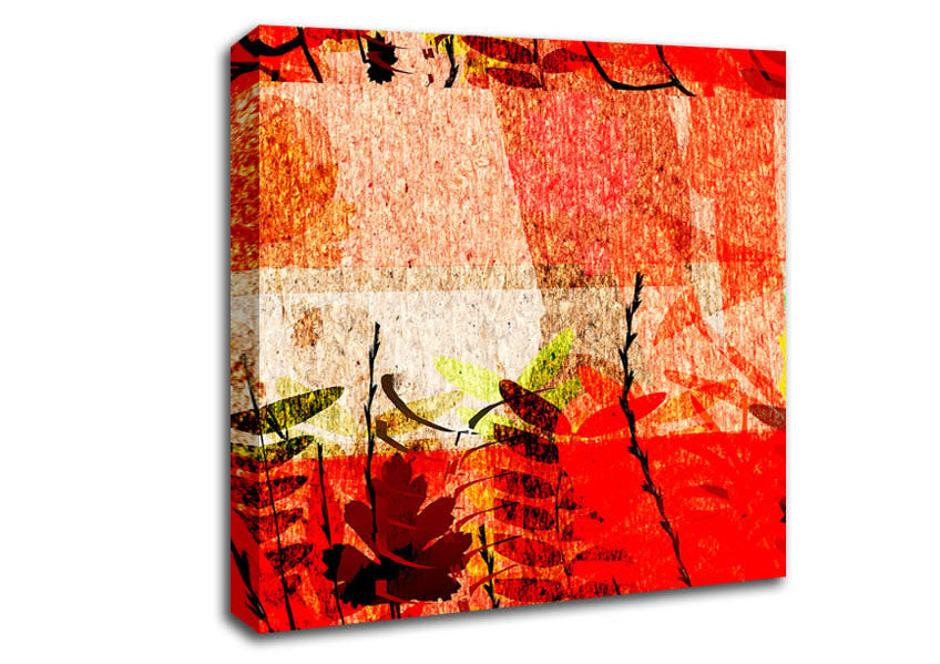 Red Leaves Of Wonder Canvas Wall Art