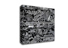 Beautiful Japanese Walled Garden From Above Canvas Wall Art