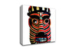 Tribal Mask Red Canvas Wall Art