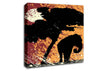 Elephant Safari By The Sun Canvas Wall Art