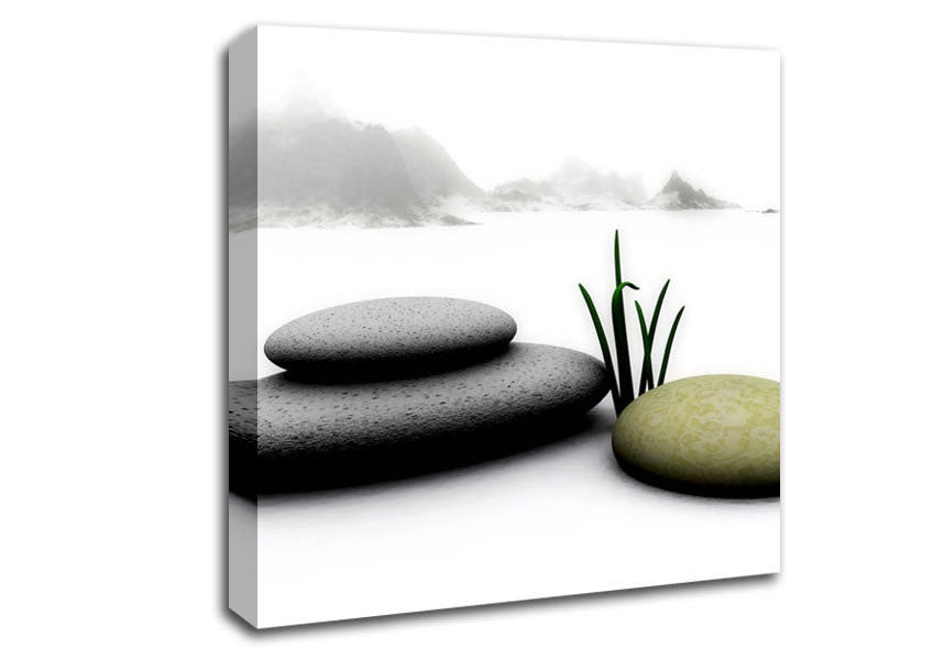 Winter Pebble Wonderland Canvas Wall Art