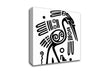 Tribal Bird Canvas Wall Art