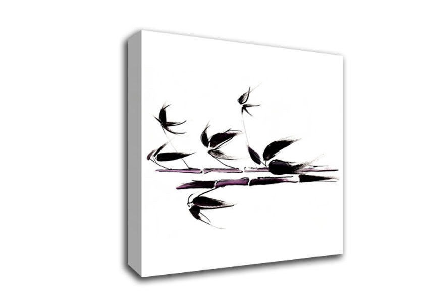 Delicate Bamboo Canvas Wall Art