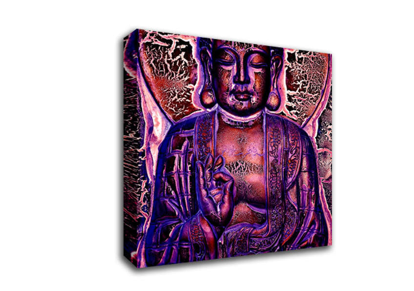 Hindu God Purple Canvas Wall Art