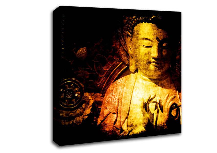 Buddha Meditating Canvas Wall Art