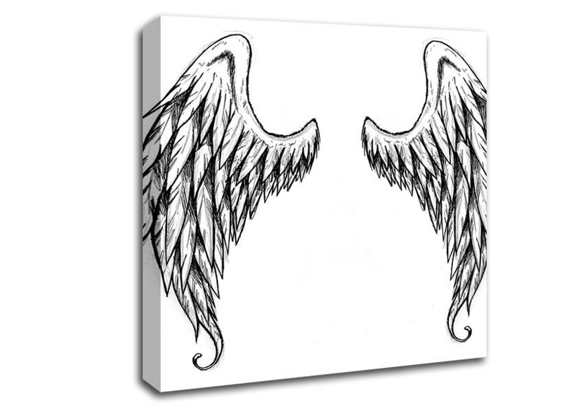 Demon Wings Canvas Wall Art