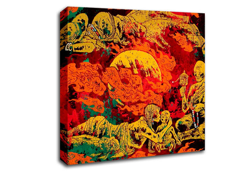 Tears Of Fire Canvas Wall Art