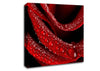 Velvety Rose With Dew Drops Canvas Wall Art