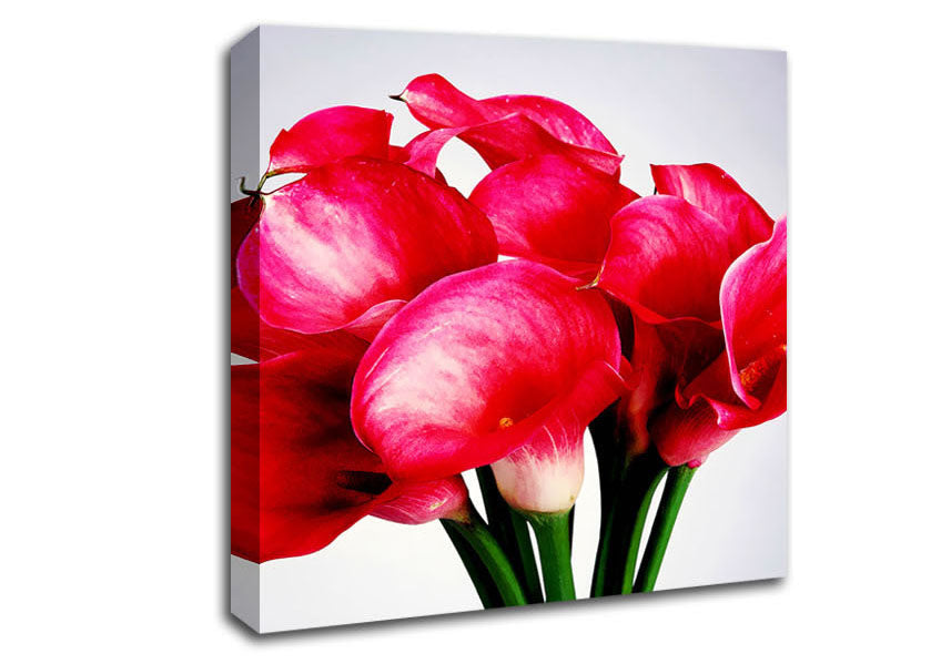 Pink Lily Bouquet Canvas Wall Art
