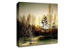 Trees Shadow Winter Canvas Wall Art