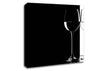 Black And White Glasses Canvas Wall Art