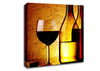 Wine Bottles And Glasses Canvas Wall Art