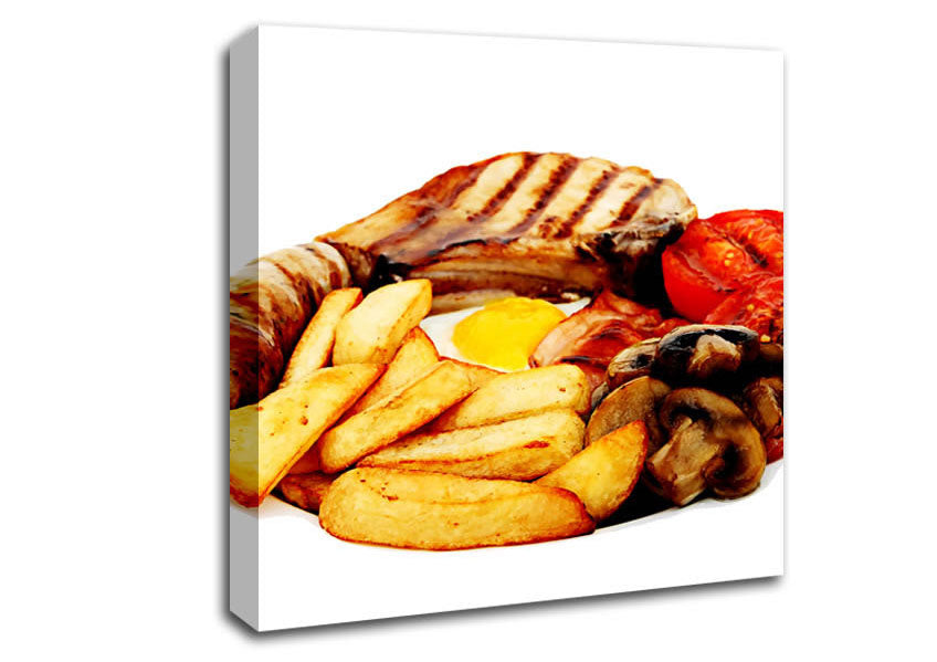 Breakfast Canvas Wall Art