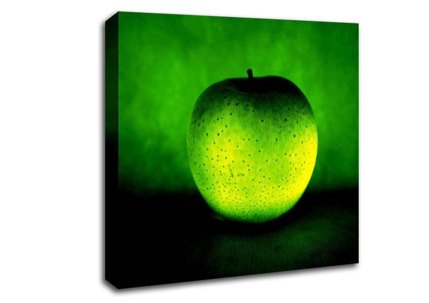 The Glowing Apple Canvas Wall Art
