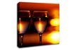 Sunset Wine Lovers Canvas Wall Art