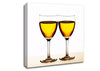 White Wine Duo Canvas Wall Art