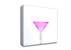 Pink Lagoon Cocktail Canvas Wall Art