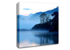 Early Morning Blue Lake Canvas Wall Art