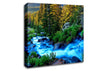 The Movement Of The Mountain Lake Canvas Wall Art