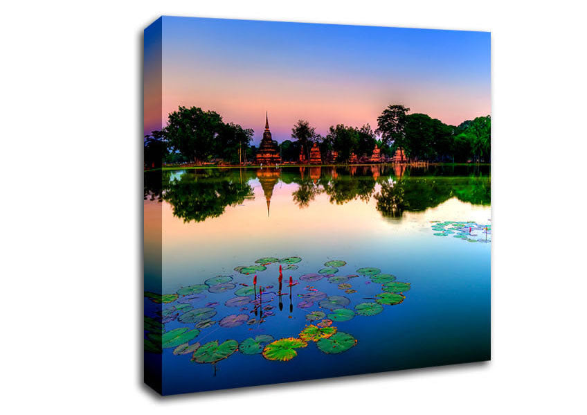 Sukhothai Historical Park Thailand Canvas Wall Art