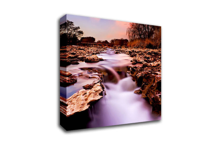 The Stunning Misty Rocks Canvas Wall Art